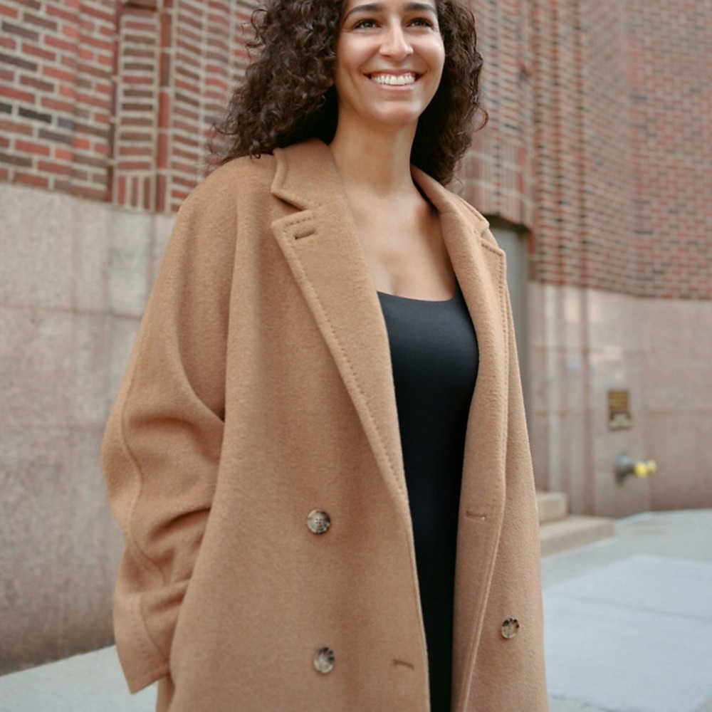 The Slouch wool coat by Aritzia